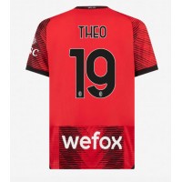 AC Milan Theo Hernandez #19 Hemmatröja 2023-24 Korta ärmar